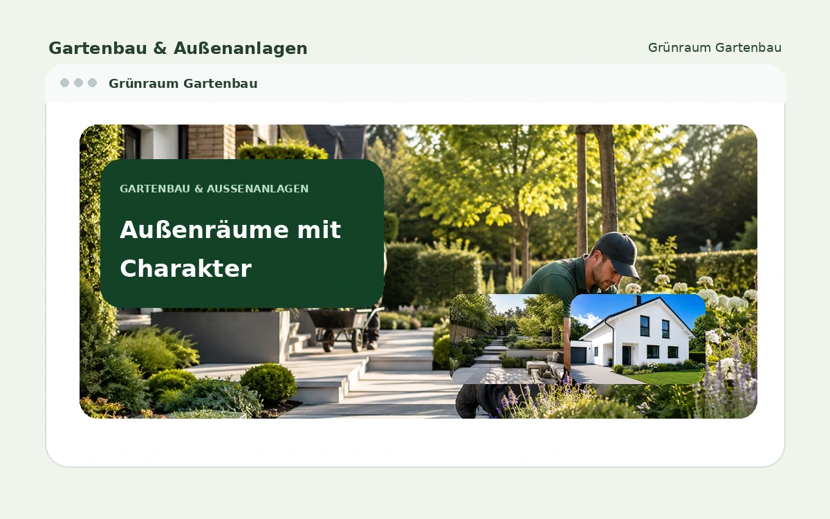 Vorschau der Demo Grünraum Gartenbau