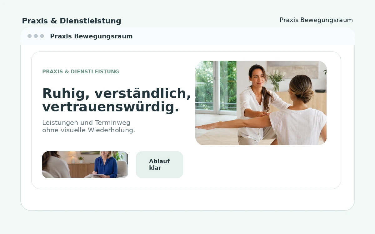 Vorschau der Demo Praxis Bewegungsraum