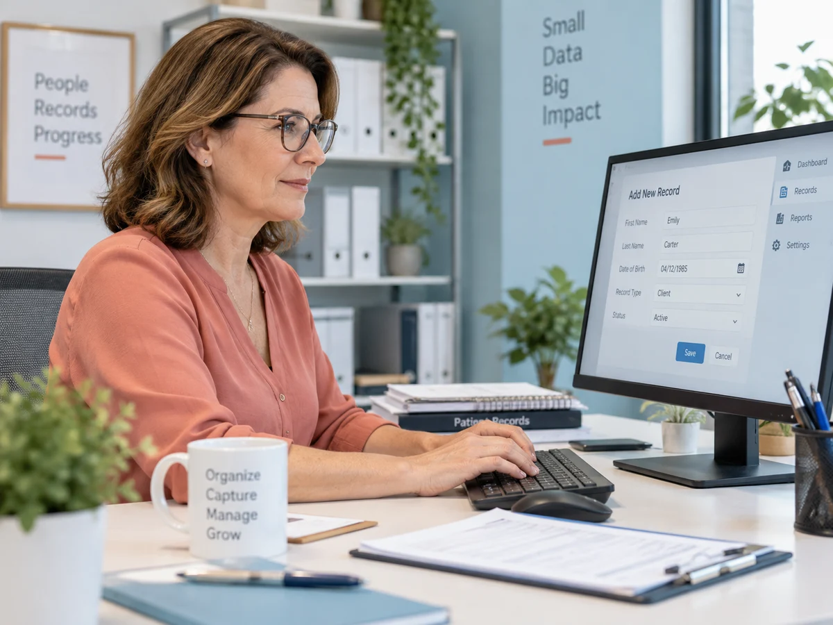 Fotorealistische Darstellung zum Beispiel ErfassungsDesk