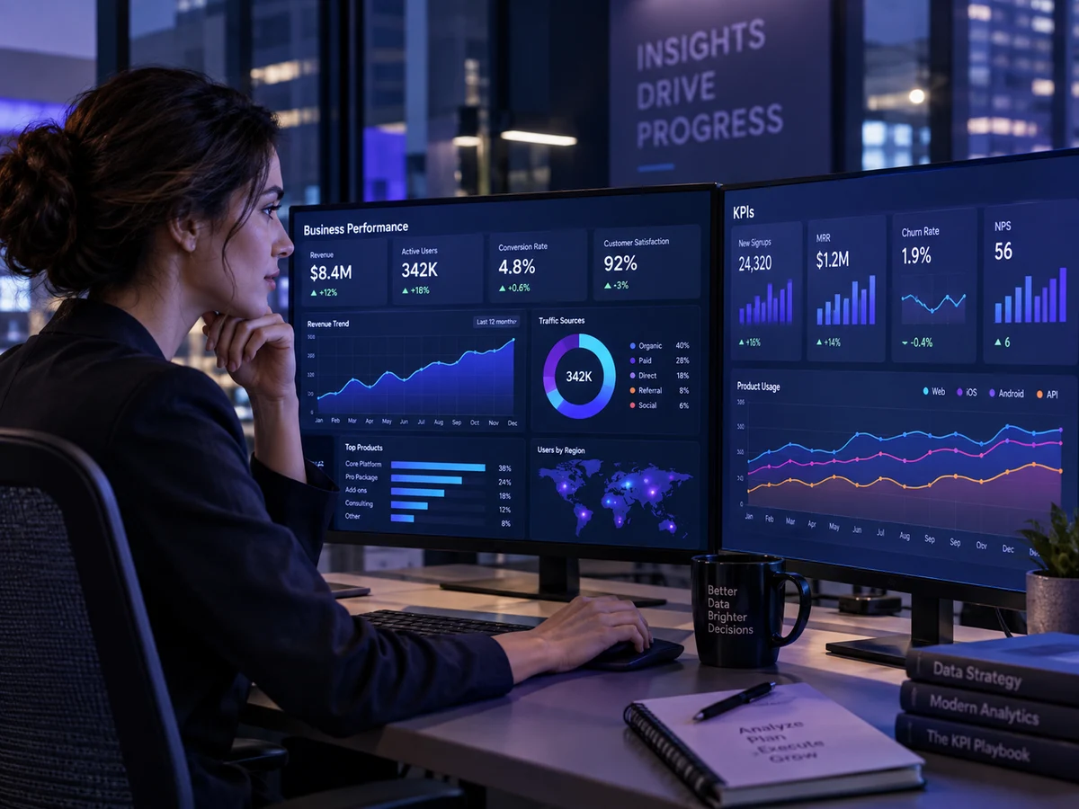 Fotorealistische Darstellung zum Beispiel Insights Board